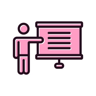 Antrenman. Web simgesi basit tasarım