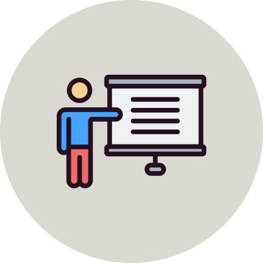 Antrenman. Web simgesi basit tasarım