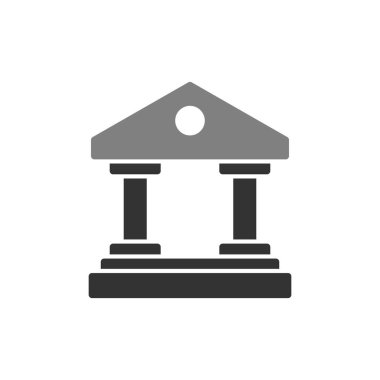 Müze. Web simgesi basit tasarım