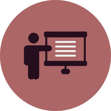 Antrenman. Web simgesi basit tasarım