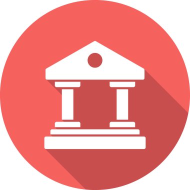 Müze. Web simgesi basit tasarım