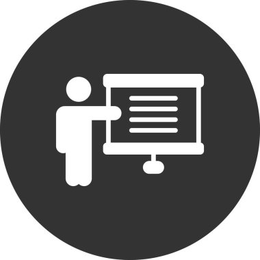 Antrenman. Web simgesi basit tasarım