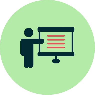 Antrenman. Web simgesi basit tasarım