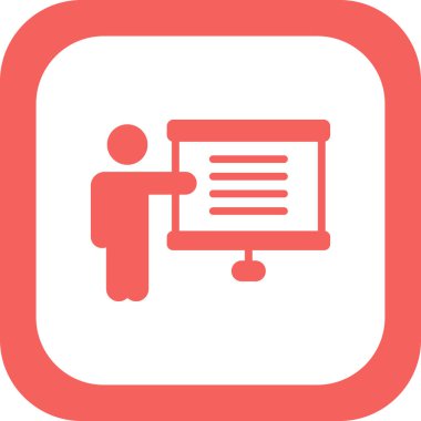 Antrenman. Web simgesi basit tasarım