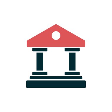 Müze. Web simgesi basit tasarım