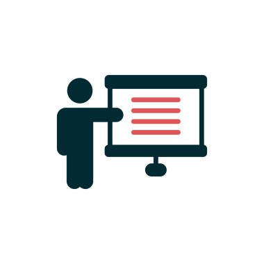 Antrenman. Web simgesi basit tasarım