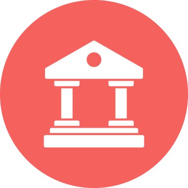 Müze. Web simgesi basit tasarım