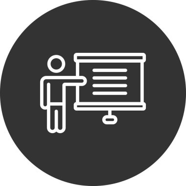 Antrenman. Web simgesi basit tasarım