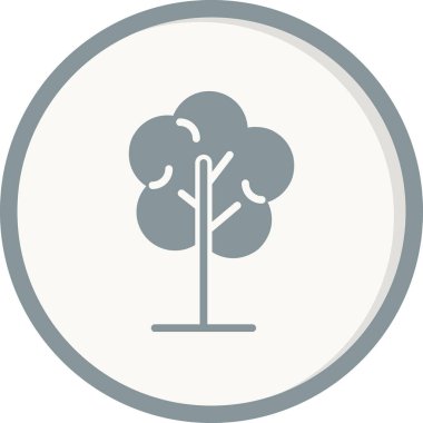 ağaç ağ simgesi, vektör illüstrasyonu