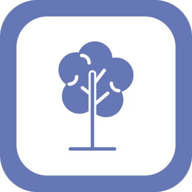 ağaç ağ simgesi, vektör illüstrasyonu