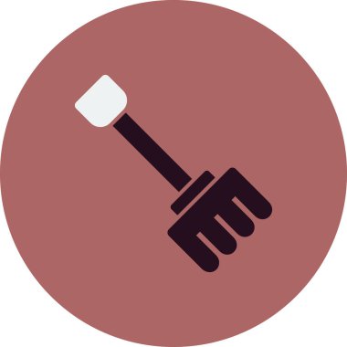 Pitchfork simgesi, vektör illüstrasyonu