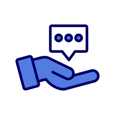 Eğilim biçimi izole edilmiş arkaplan içerisindeki öneri simgesi