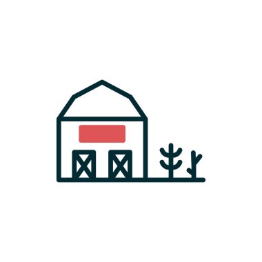 vector illustration of Barn icon