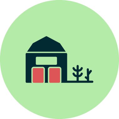 Ambar simgesinin vektör illüstrasyonu