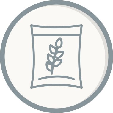 Benzersiz buğday vektörü simgesi