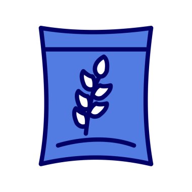 Benzersiz buğday vektörü simgesi