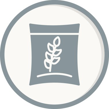 Benzersiz buğday vektörü simgesi