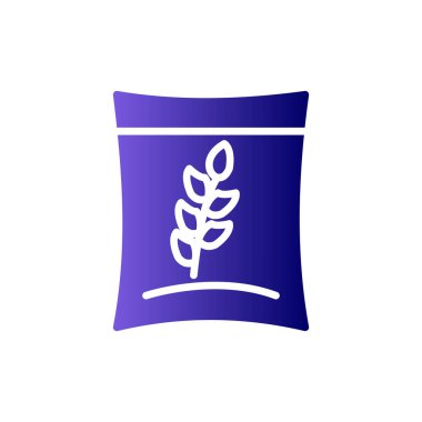 Benzersiz buğday vektörü simgesi