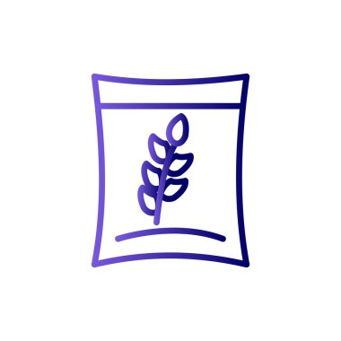 Benzersiz buğday vektörü simgesi