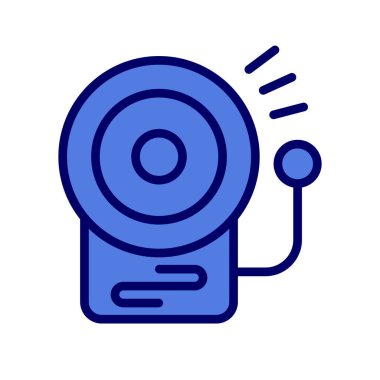 Okul zili. Web simgesi basit tasarım