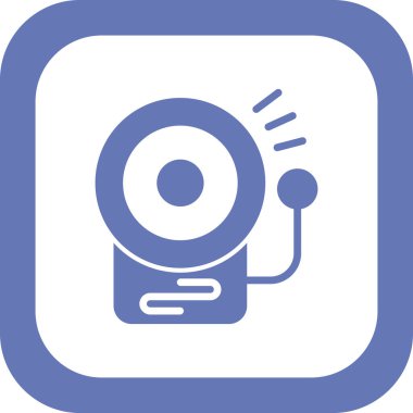 Okul zili. Web simgesi basit tasarım