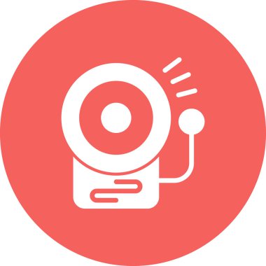 Okul zili. Web simgesi basit tasarım