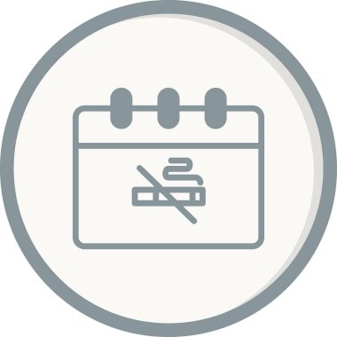 Takvim, planlayıcı. Basit vektör illüstrasyonu