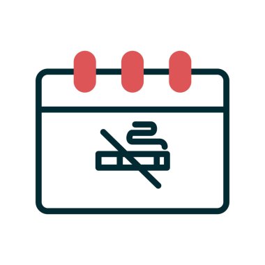 Takvim simgesi, vektör illüstrasyon tasarımı