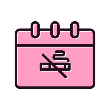 Takvim simgesi, vektör illüstrasyon tasarımı