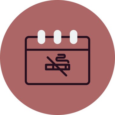 Takvim simgesi, vektör illüstrasyon tasarımı