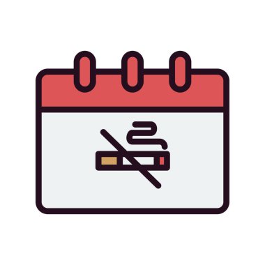 Takvim simgesi, vektör illüstrasyon tasarımı