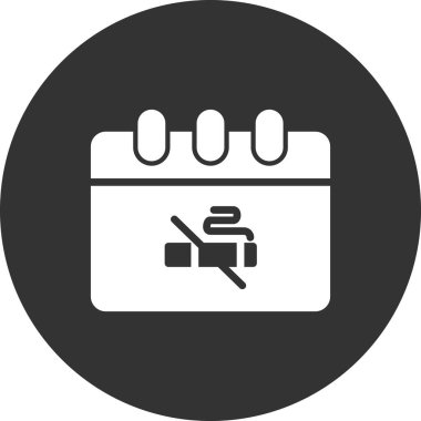 Takvim simgesi, vektör illüstrasyon tasarımı