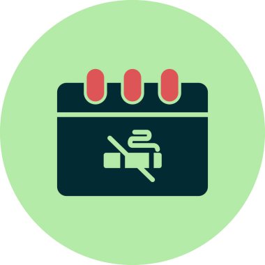 Takvim simgesi, vektör illüstrasyon tasarımı