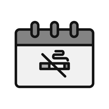 Takvim simgesi, vektör illüstrasyon tasarımı