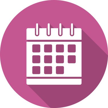 Takvim, planlayıcı. Basit vektör illüstrasyonu