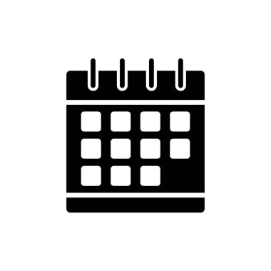Takvim, planlayıcı. Basit vektör illüstrasyonu