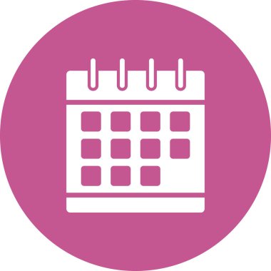 Takvim, planlayıcı. Basit vektör illüstrasyonu