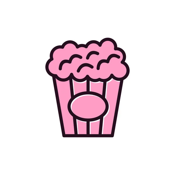 Popcorn Icon Vector Illustration — Stock Vector