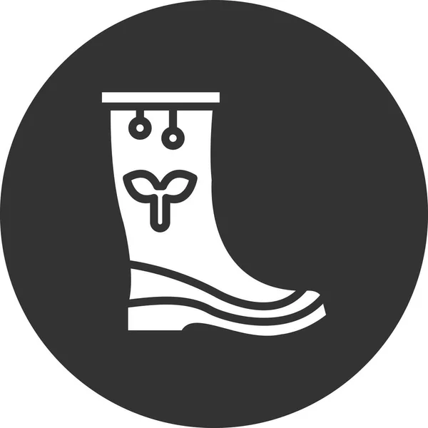 Rain Boot Icon Vector Illustration — ストックベクタ