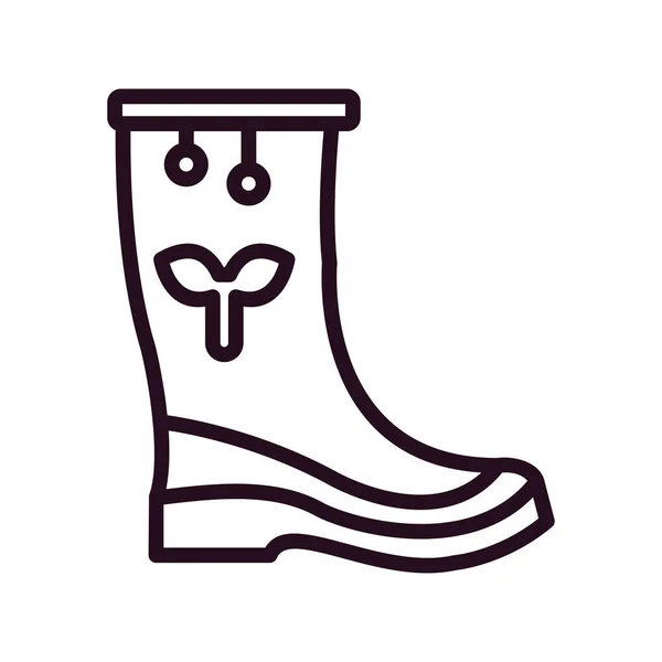 Regenbootsymbol Vektorillustration — Stockvektor