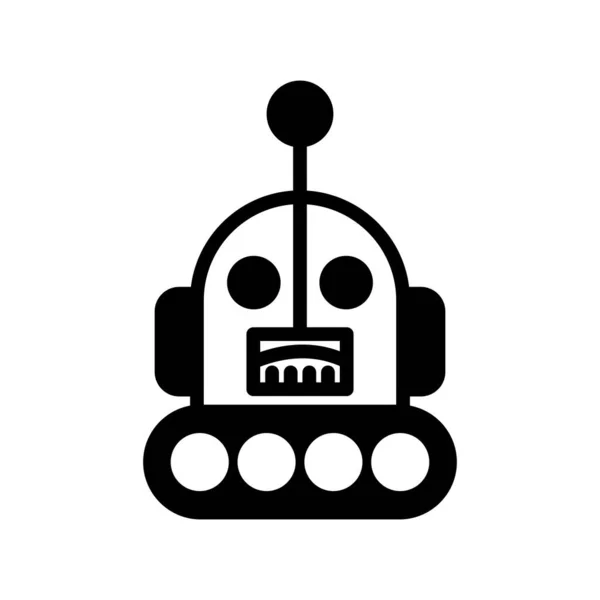 Логотип Робота Проста Векторна Ілюстрація — стоковий вектор