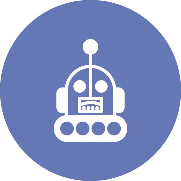 Robot Logo Simple Vector Illustration — Διανυσματικό Αρχείο