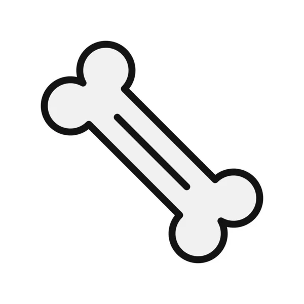 Bone Dog Treat Vector Icon — Image vectorielle