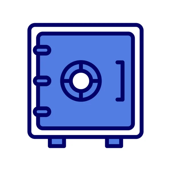 Safe Box Icon Vector Illustration — Vector de stock