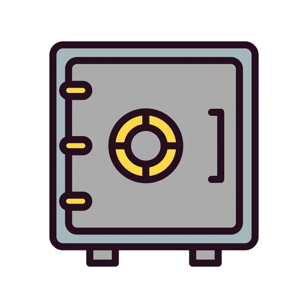 Safe Box Icon Vector Illustration — Image vectorielle