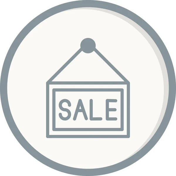 Sale Web Icin Vector Illustration — стоковый вектор