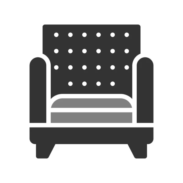 Sofa Icon Vector Illustration — Stock Vector