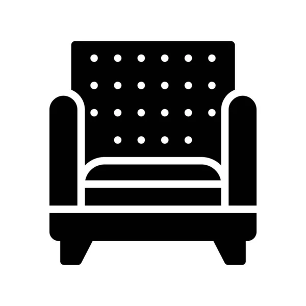 Sofa Icon Vector Illustration — Stock Vector