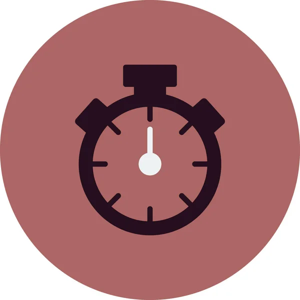 Stopwatch Icon Flat Vector Illustration Design — 스톡 벡터