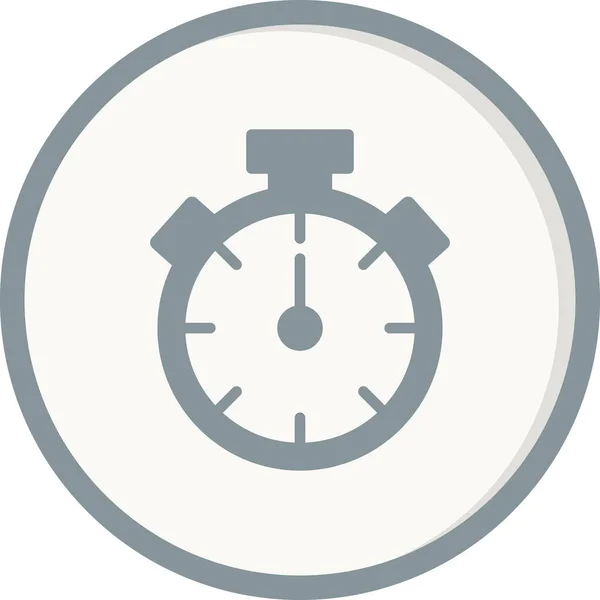 Stopwatch Icon Flat Vector Illustration Design — 图库矢量图片
